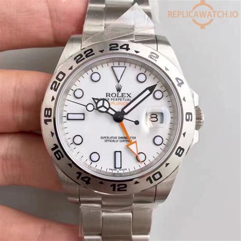 rolex oyster perpetual date explorer ii fake|rolex explorer 2 42mm white.